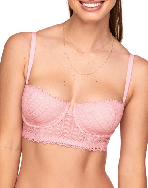 Shop Adore Me Nymphadora Contour Balconette Bra In Medium Pink