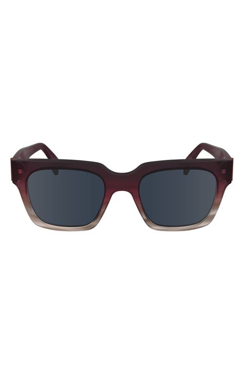 Paul Smith Men's Kenley Acetate Square Sunglasses In Burgundy/beige