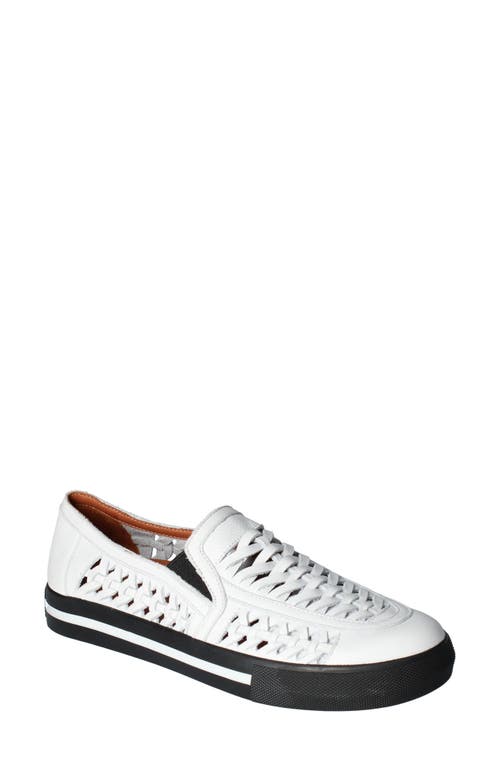 L'Amour des Pieds Karsha Woven Slip-On in White