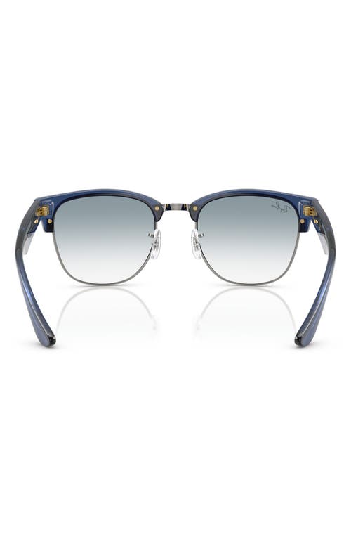 Ray Ban Ray-ban 51mm Gradient Square Sunglasses In Blue Grad
