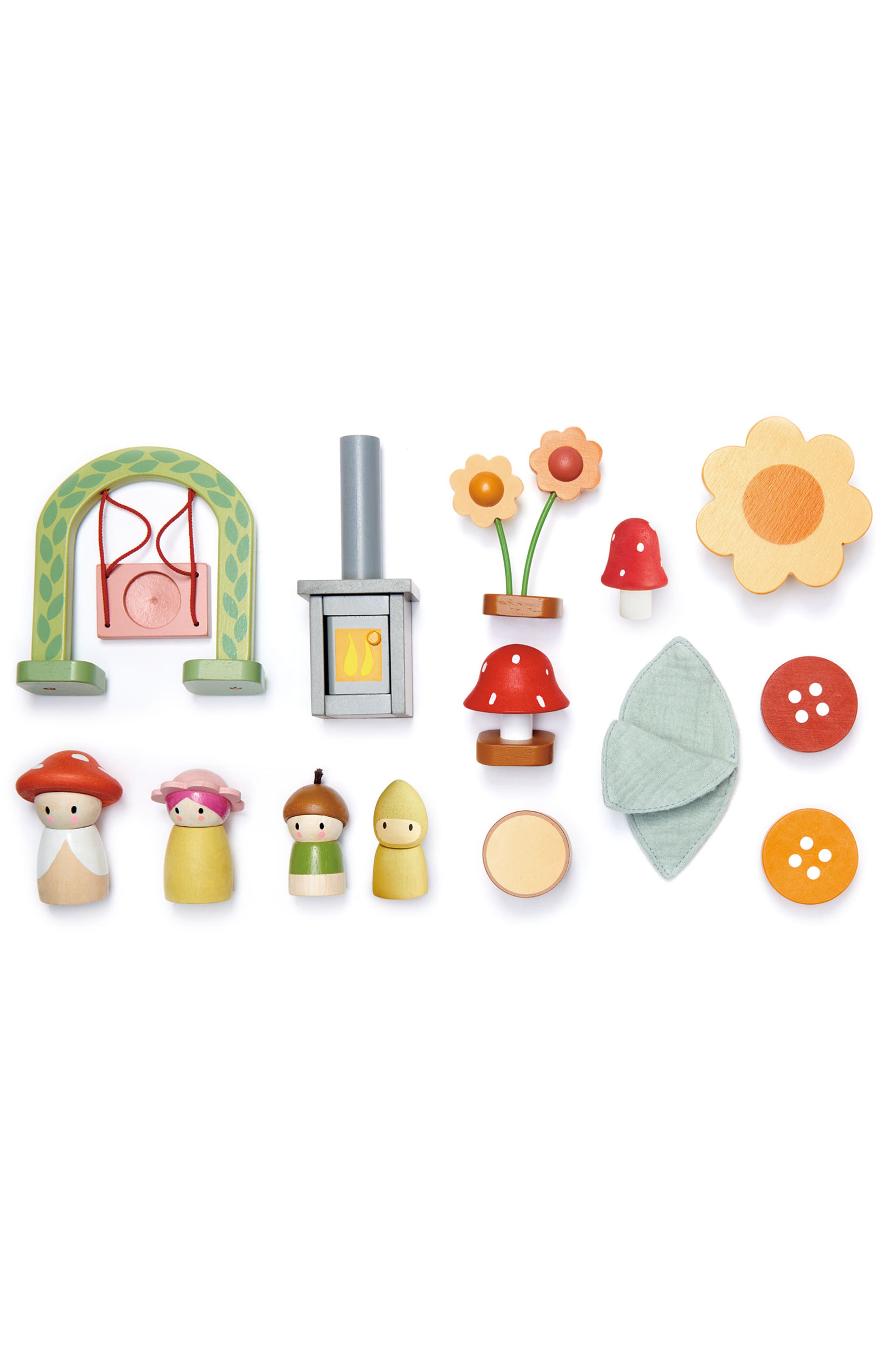 Tender Leaf Toys Rosewood Cottage Wooden Dollhouse Set Nordstrom