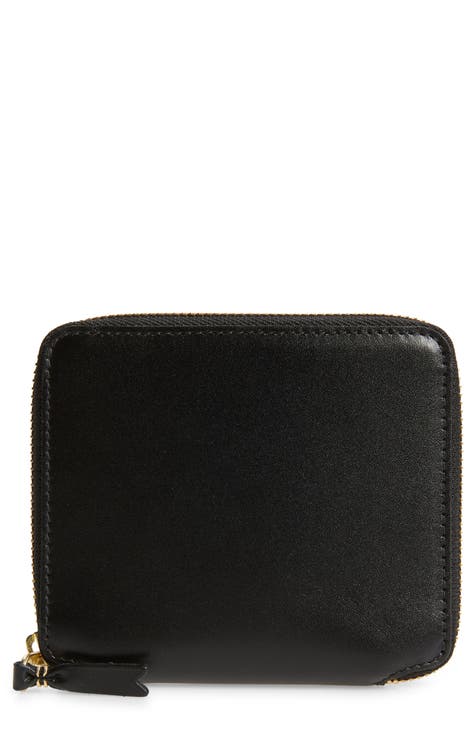Comme des Garcons Wallet Classic Line Wallet Unisex Black in Leather - Size: Uni