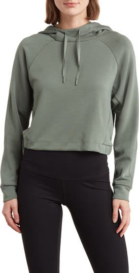 90 DEGREE BY REFLEX Scuba Knit Pullover Hoodie Nordstromrack