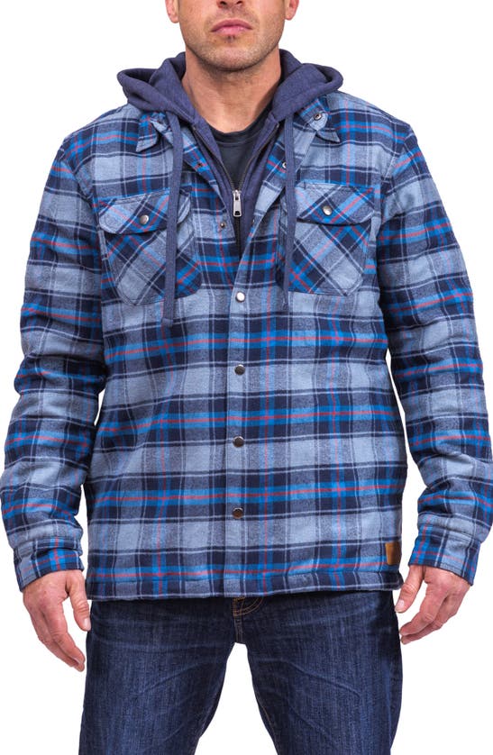Cloudveil Mountainworks Beefy Quilted Flannel Shirt Jacket In Cashmere ...