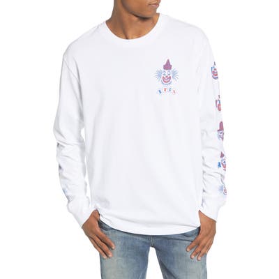 Rvca Big Top Long Sleeve T-Shirt, White
