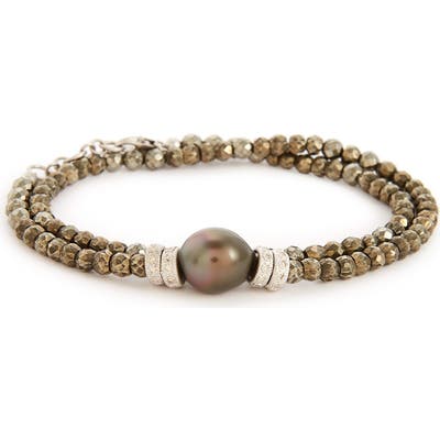 Armenta Old World Semiprecious Stone & Diamond Beaded Bracelet