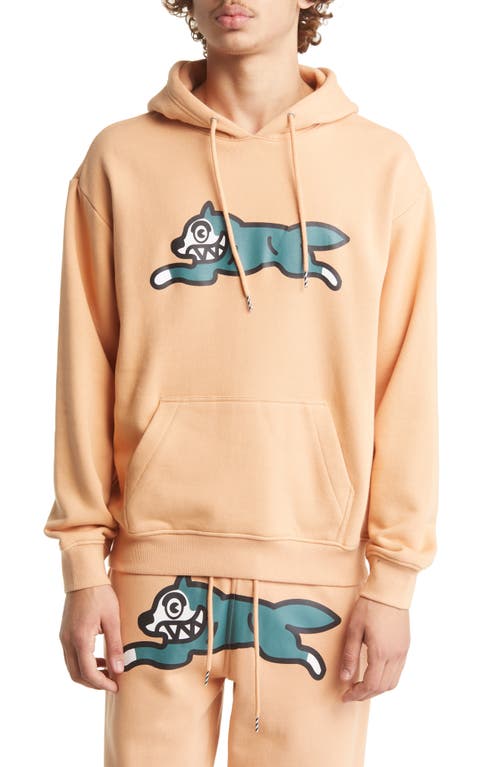 Icecream Dawg Cotton Graphic Hoodie in Toast