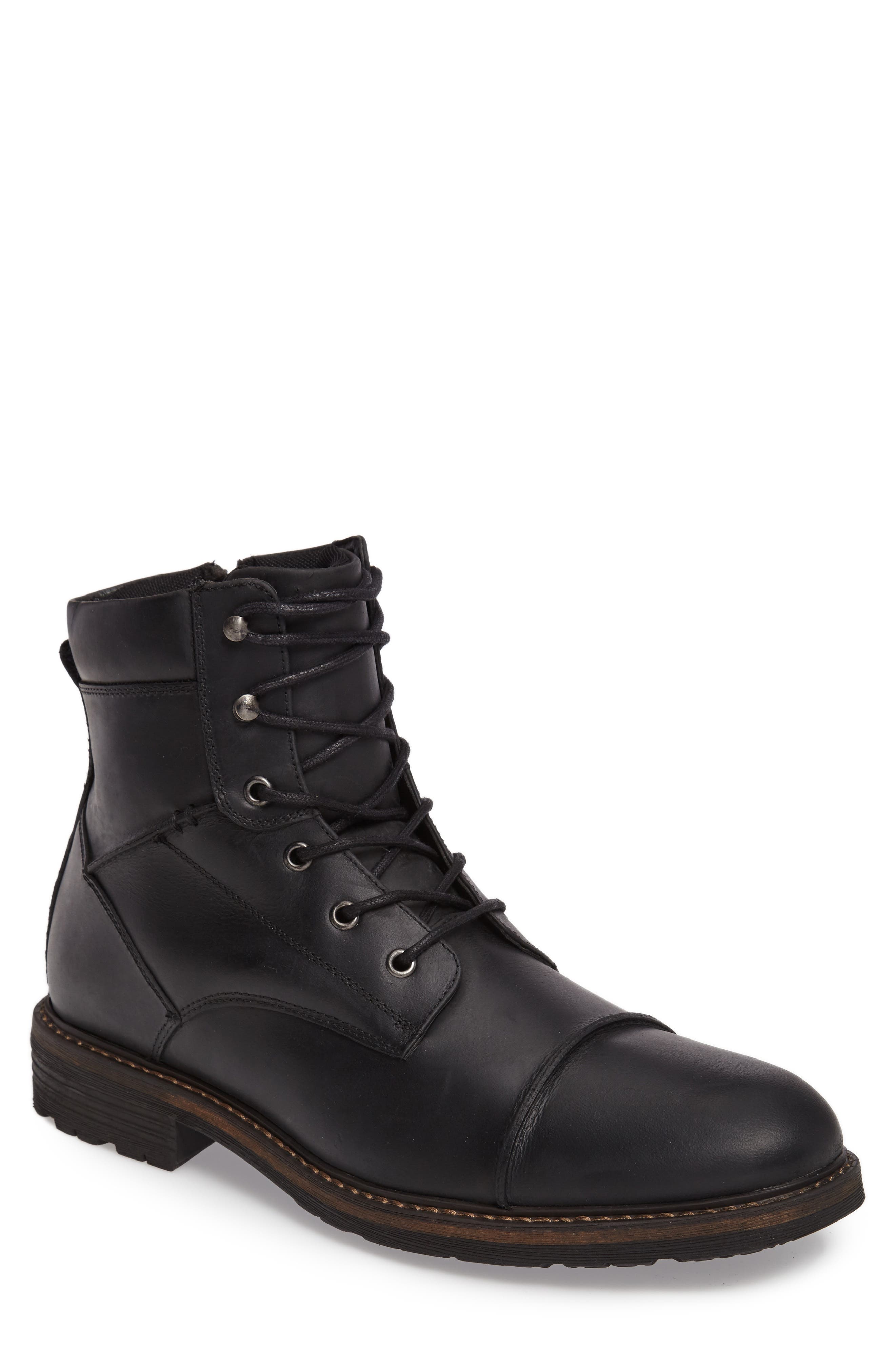 the rail derek cap toe boot