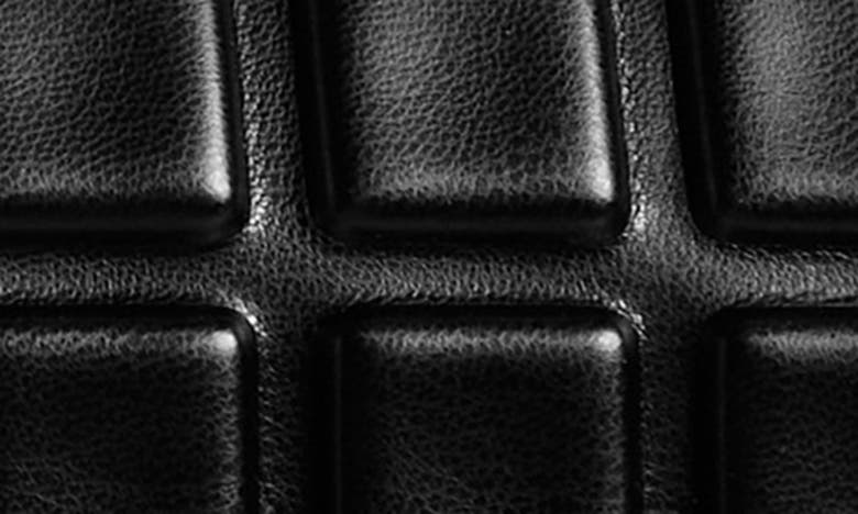 Shop Love Moschino Borsa Emobssed Faux Leather Shoulder Bag In Black