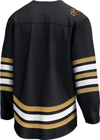 Boston Bruins Youth 100th Anniversary Premier Jersey - Black