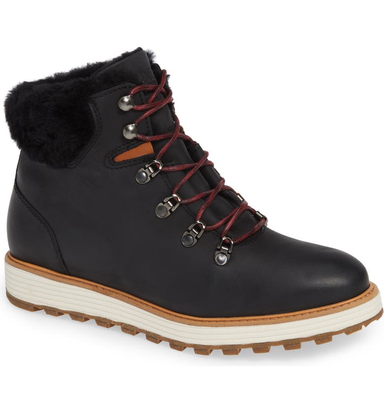 Samuel Hubbard Alpine Water Resistant Genuine Shearling Lined Boot ...