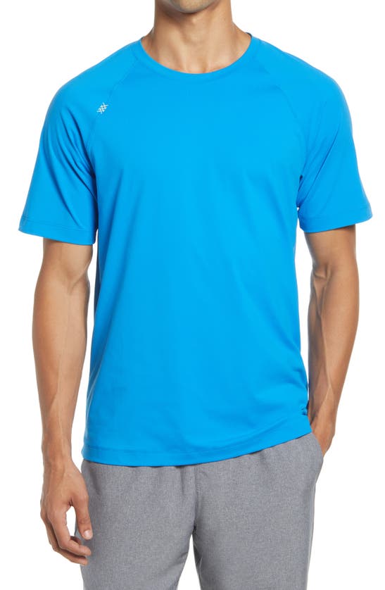 Rhone Crew Neck Short Sleeve T-shirt In Blue Sea Star
