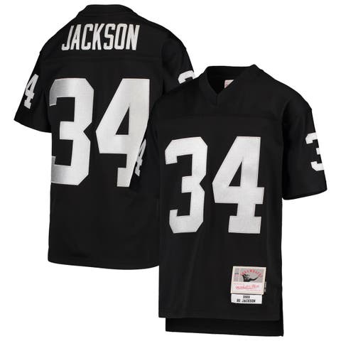 Youth Mitchell & Ness Bo Jackson Black Las Vegas Raiders 1988 Legacy ...