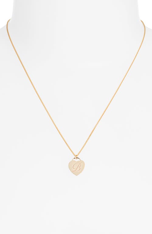 SET & STONES SET & STONES ALICE INITIAL HEART PENDANT NECKLACE