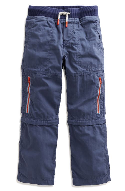 Mini Boden Kids' Techno Convertible Pants in Robot Blue at Nordstrom, Size 3Y