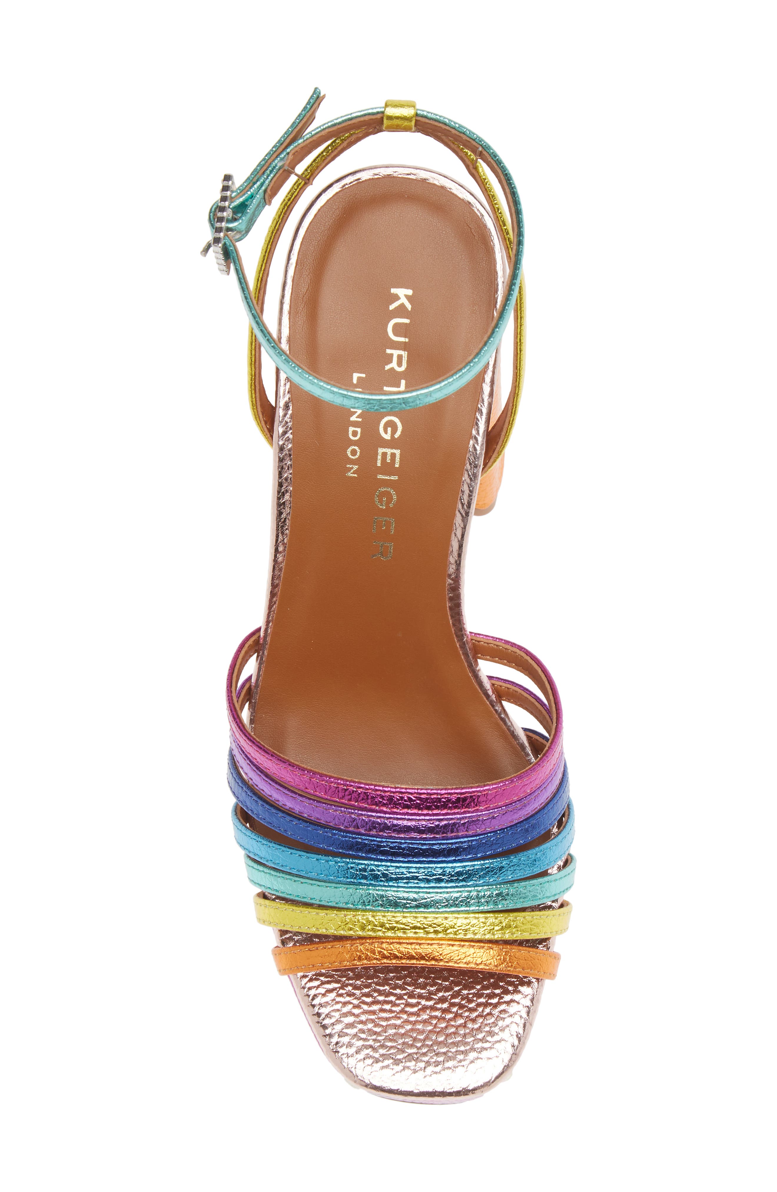 kurt geiger rainbow sandals