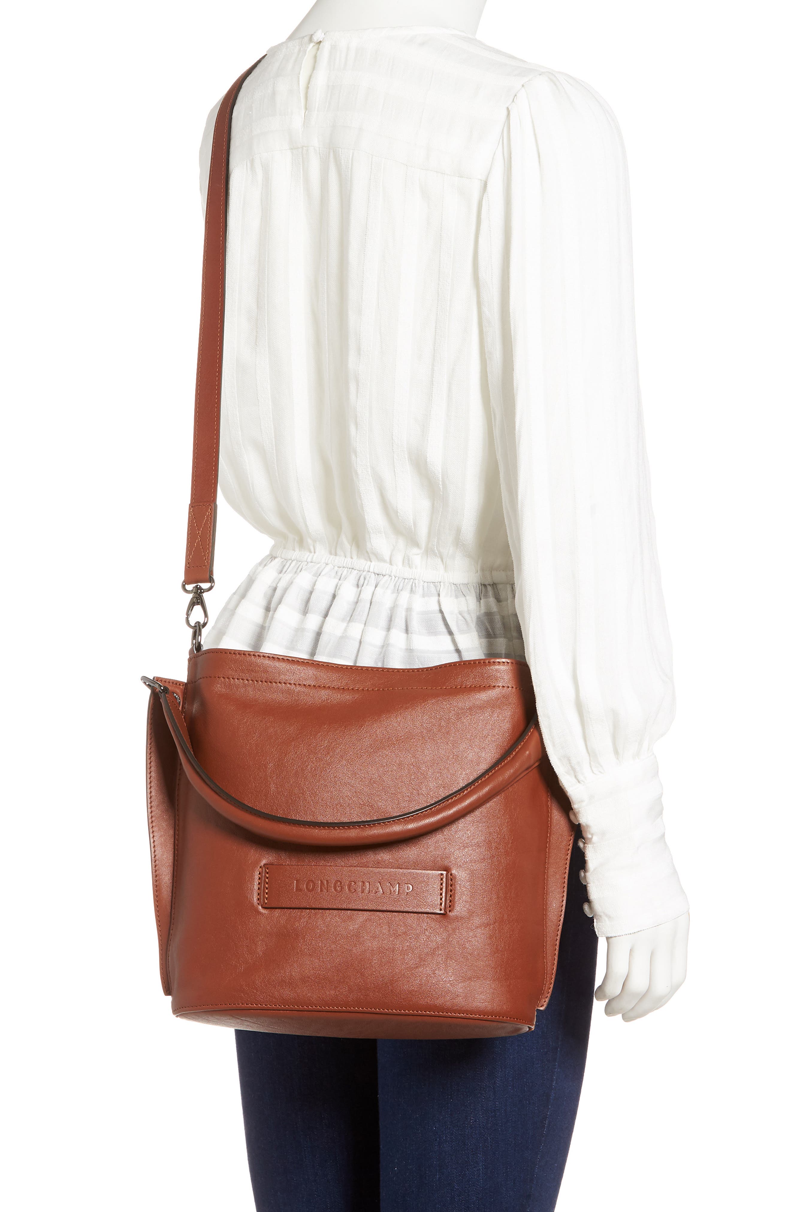 longchamp 3d leather crossbody