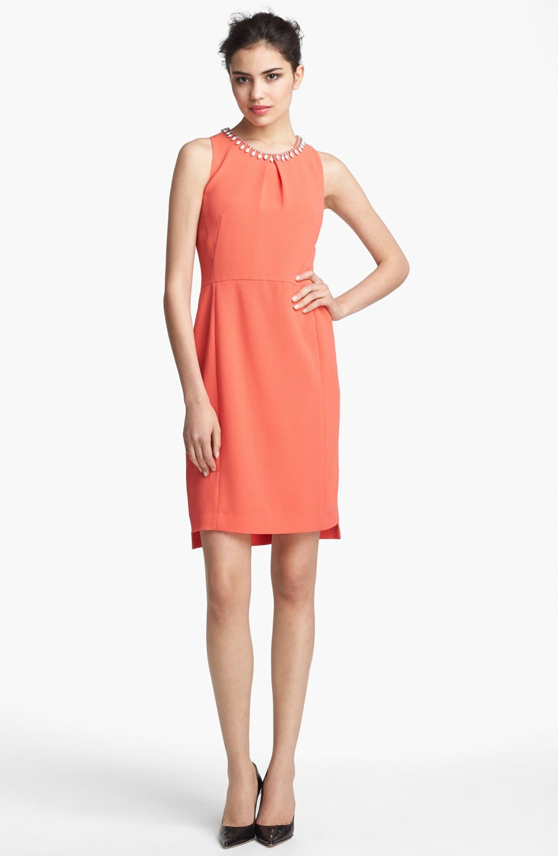 Mcginn 'Trudy' Beaded Neck Dress Nordstrom