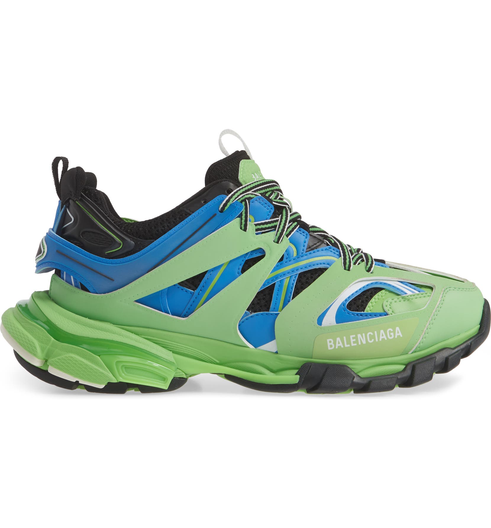 Balenciaga track Trainer Green blue review YouTube