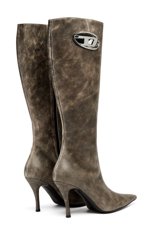 DIESEL DIESEL® POINTED TOE KNEE HIGH BOOT 