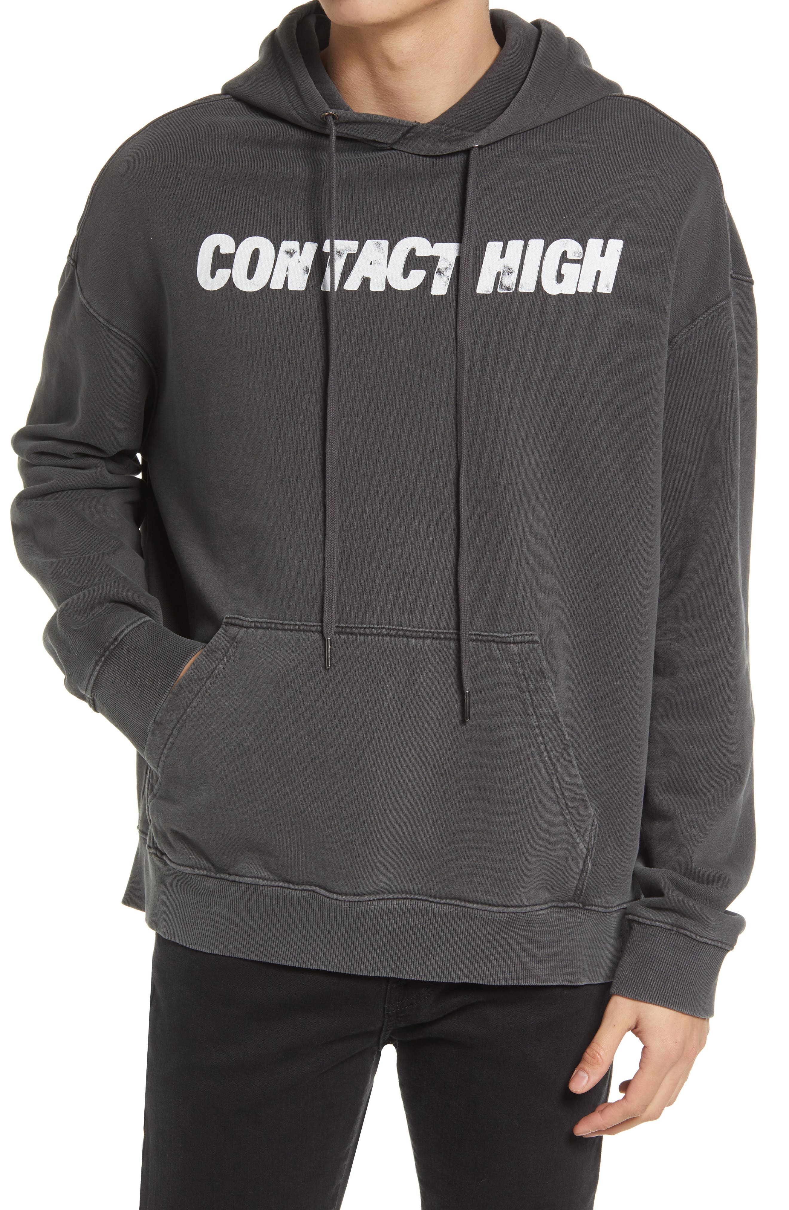 Ksubi Men's Contact Biggie Cotton Graphic Hoodie in Black at Nordstrom, Size X-Small