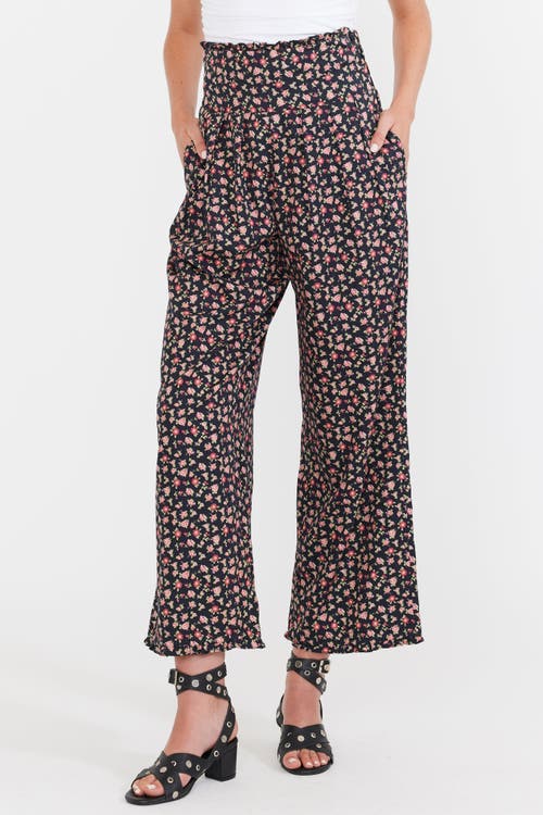 Shop Eddy Kirby Pant In Black Rose Floral