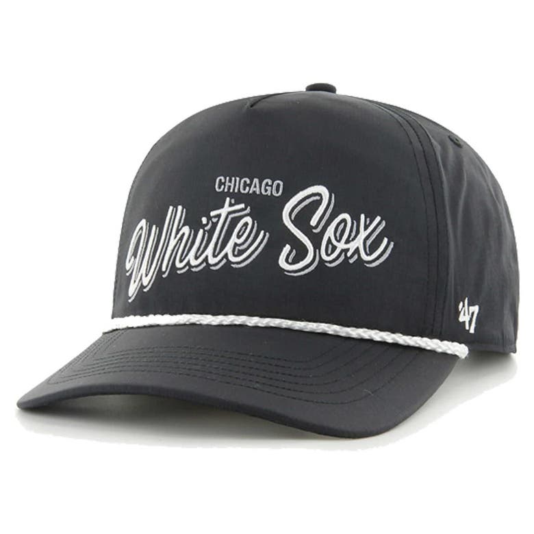 47 ' Black Chicago White Sox Fairway Hitch Adjustable Hat In Burgundy
