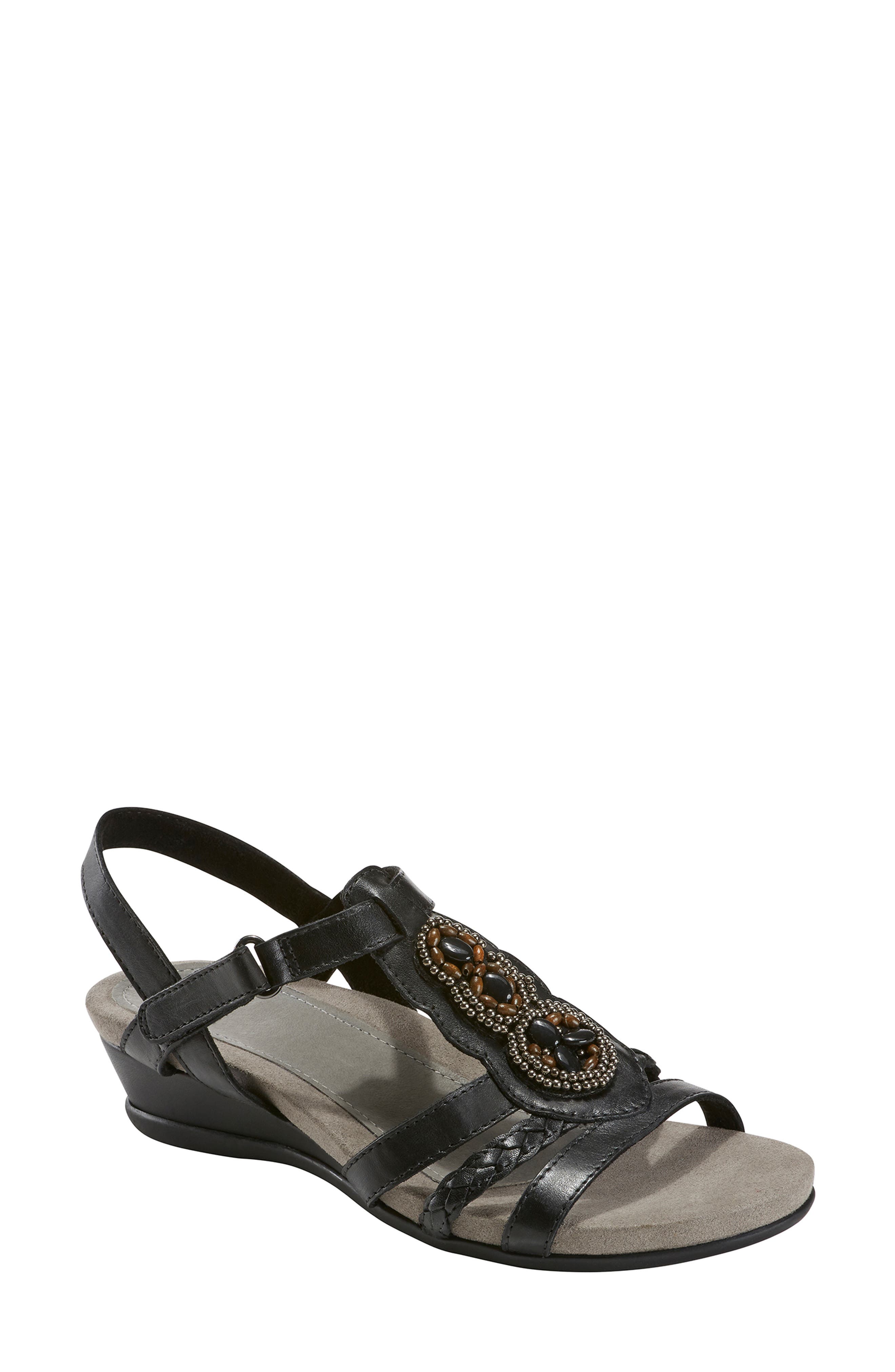 Earth Falmout Sandal, Black
