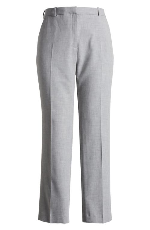 Shop Nordstrom Straight Leg Pants In Grey Heather