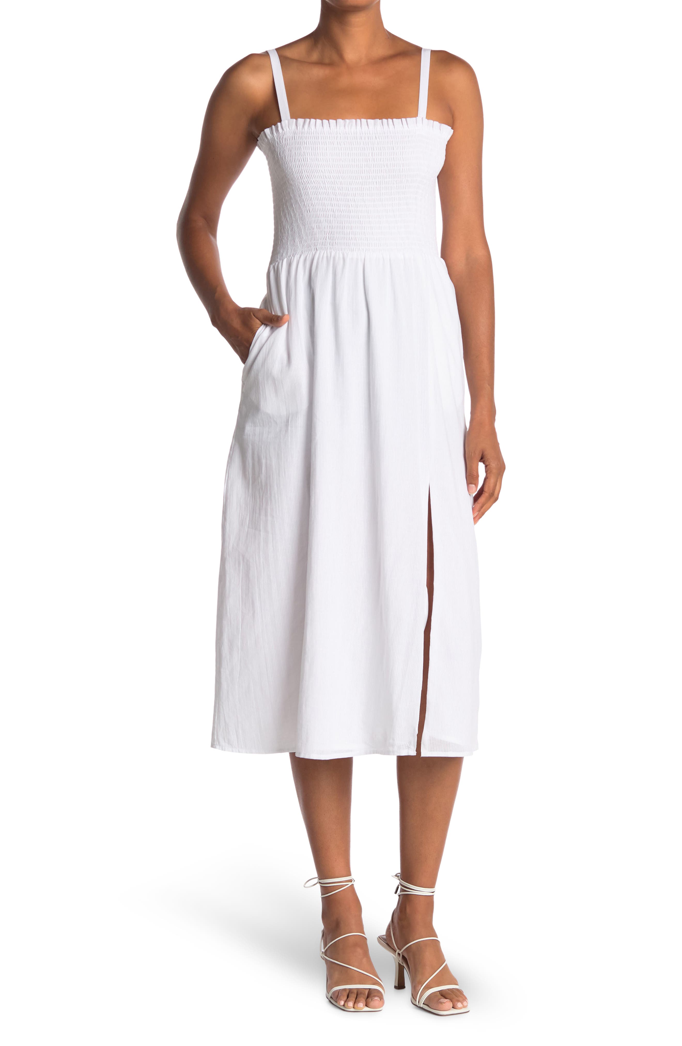 Featured image of post Recipe of Floral Smocked Bodice Mini Dress Wayf