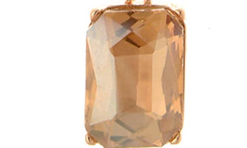 Zaxie By Stefanie Taylor Crystal Pendant Layered Chain Necklace In Gold