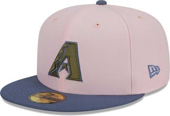 New Era Men's Pink, Blue St. Louis Cardinals Olive Undervisor 59FIFTY Fitted Hat - Pink, Blue