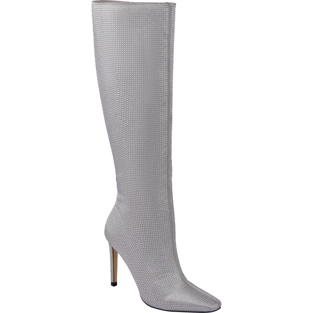 Lady Couture Diamond Boot In Silver