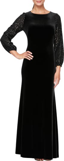 Alex Evenings retailer Long Sequins Dress