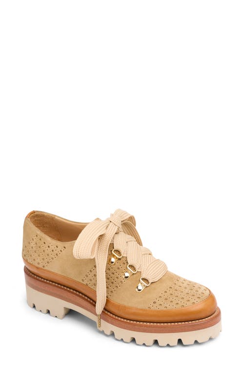 Shop The Office Of Angela Scott Ms. Josephine Lug Sole Loafer In Desert Tan