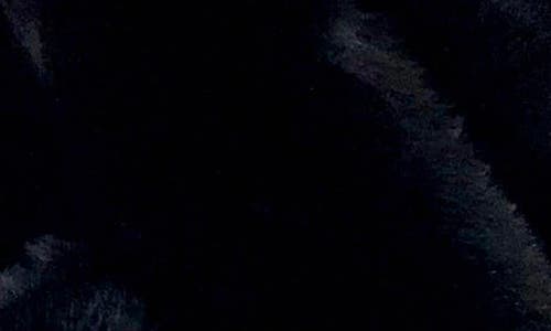 Surell Faux Fur Pull-through Scarf In Black