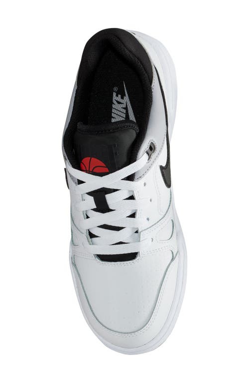 Shop Nike Full Force Lo Sneaker In White/black/pewter