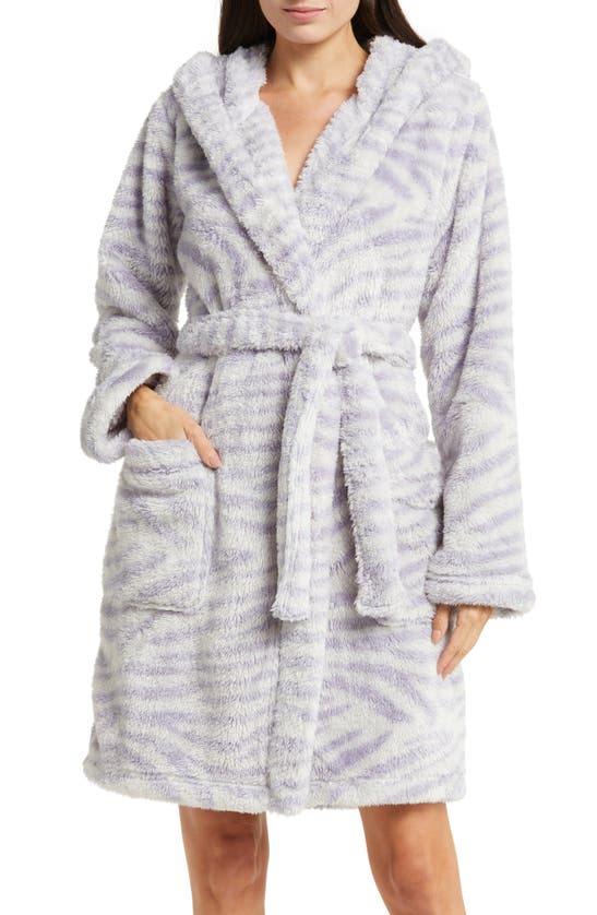 UGG AARTI FAUX SHEARLING HOODED ROBE