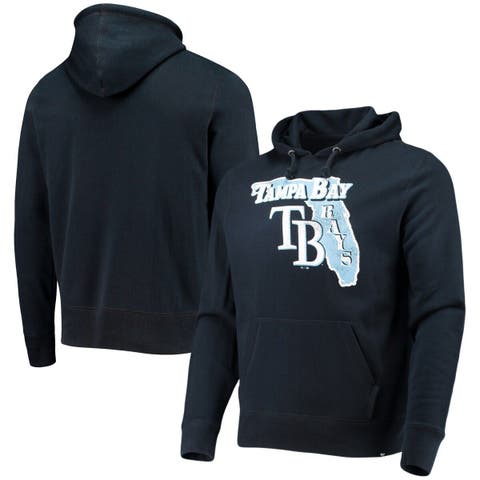 Men's Antigua Navy Tampa Bay Rays Victory Pullover Hoodie Size: Medium