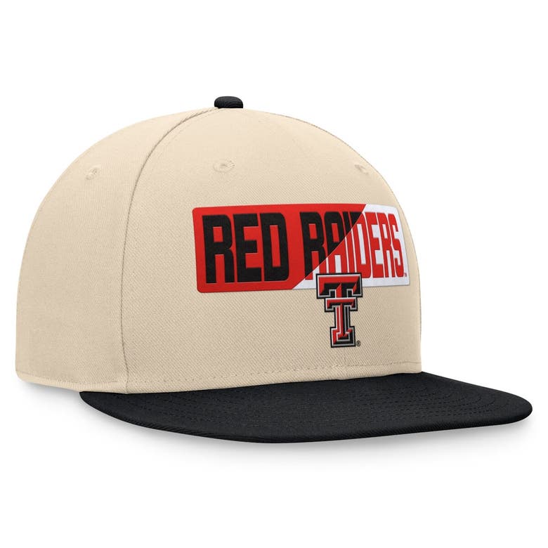 Shop Top Of The World Khaki Texas Tech Red Raiders Goalaso Snapback Hat