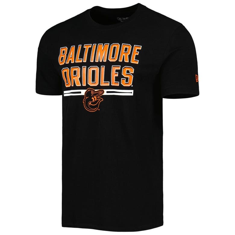 New Era Women's Baltimore Orioles Black T-Shirt