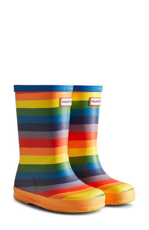 Hunter Kids' Classic Waterproof Rain Boot Multicoloured at Nordstrom, M