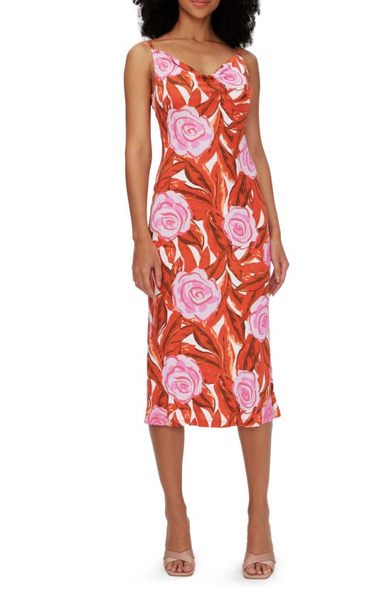 Shop Diane Von Furstenberg Alik Floral Sheath Dress In Palm Floral