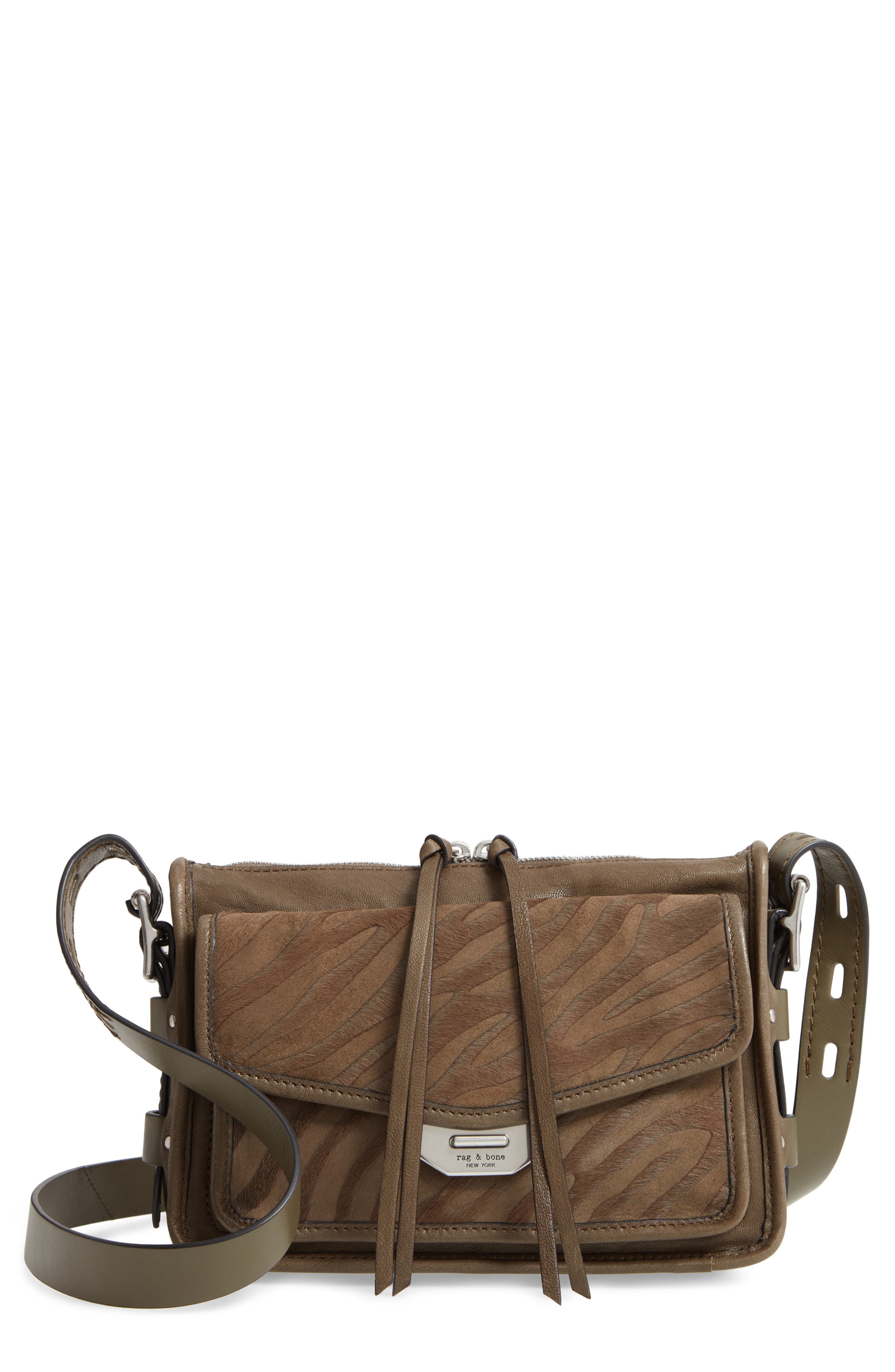 small field leather messenger bag rag & bone