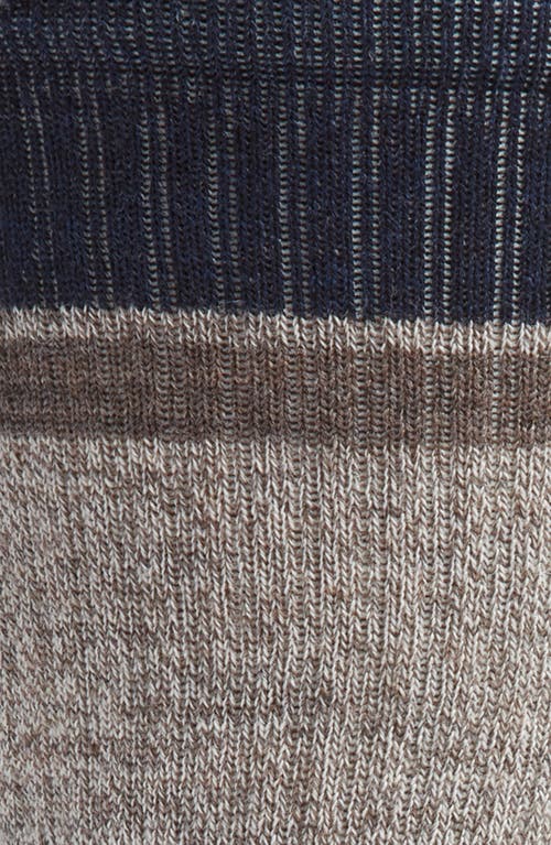 Smartwool Hike Light Cushioning Winding Trail Merino Wool Blend Crew Socks In Taupe-natural Marl