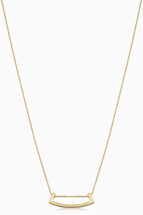 ORADINA ORADINA 14K YELLOW GOLD HAMPTON PENDANT NECKLACE 