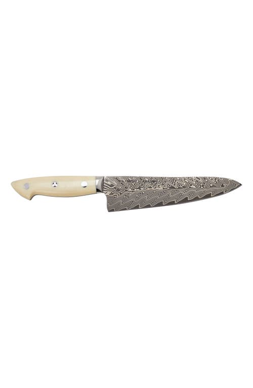 ZWILLING Bob Kramer Cumulus 7-Inch Santoku Knife in White 