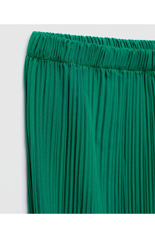 MANGO MANGO PLEATED WIDE LEG PANTS