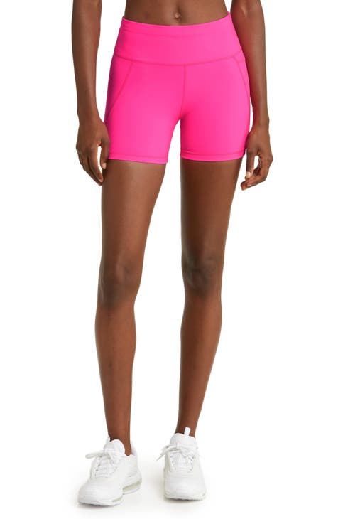 Women - Pink - Biker Shorts