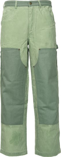 Grey Waxed Double Knee Carpenter Pants – Round Two Store